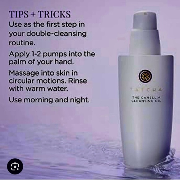 NWOB Tatcha Pure One Step Camellia Cleansing Oil 2-in-1 Makeup Remover/ Cleanser - Picture 2 of 2